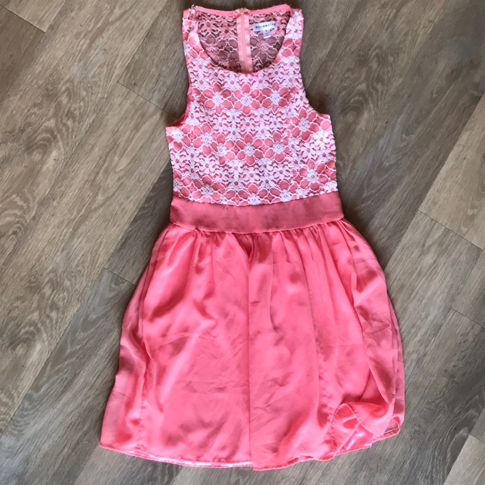 Roommates pink lace dress